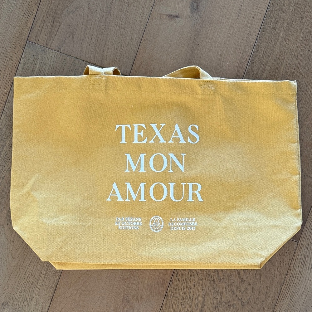 Sezane Yellow Tote Bag